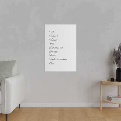 Matte Canvas, Stretched, 0.75" Grayceful LLC