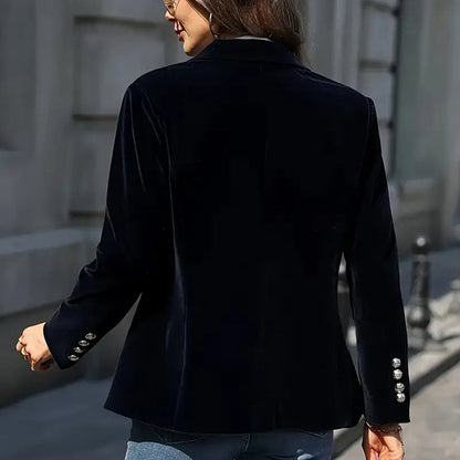 Women’s Slim-Fit Notch-Lapel Blazer FitiqueFit