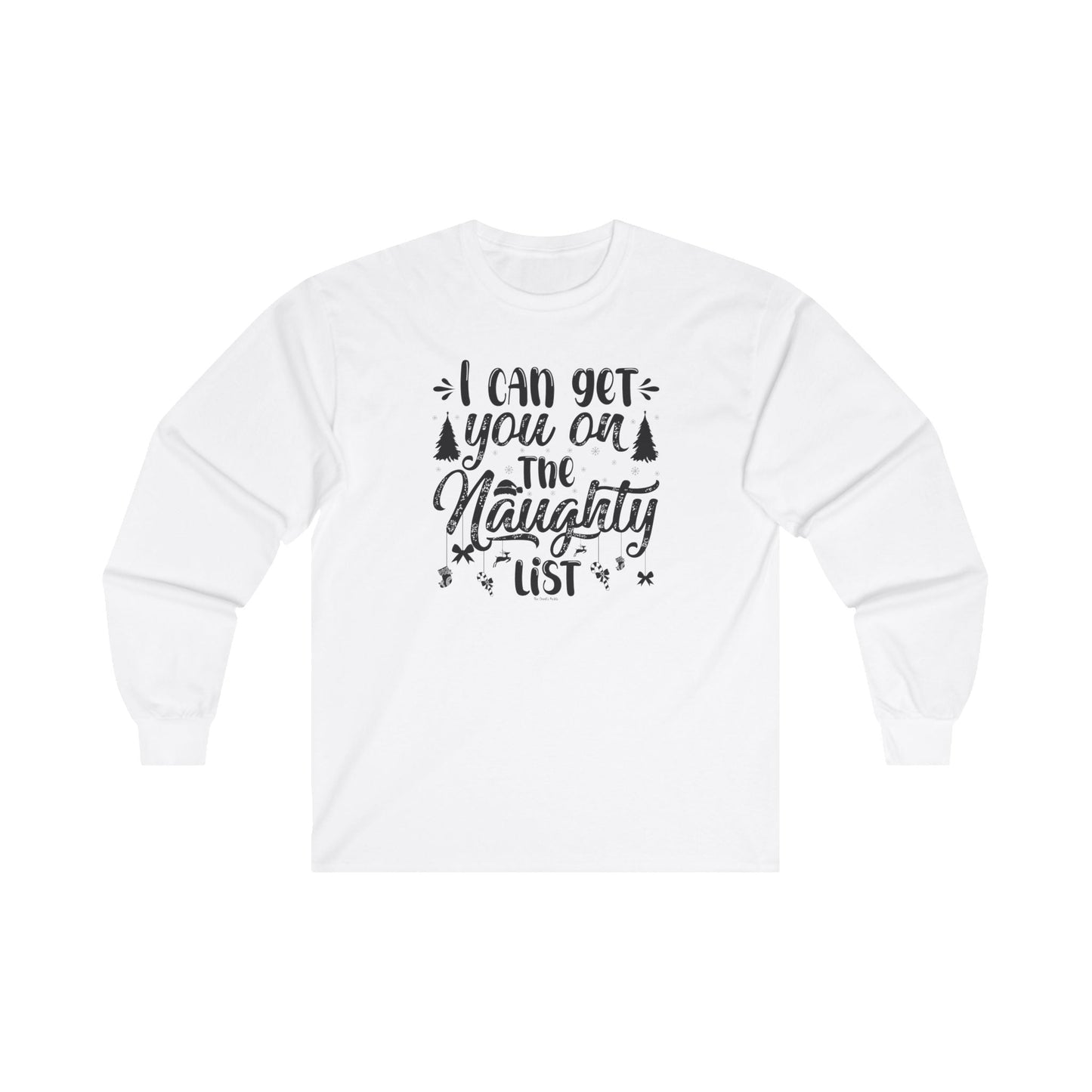 I Can Get You On The Naughty List Long Sleeve Tee The Devil's Pickle