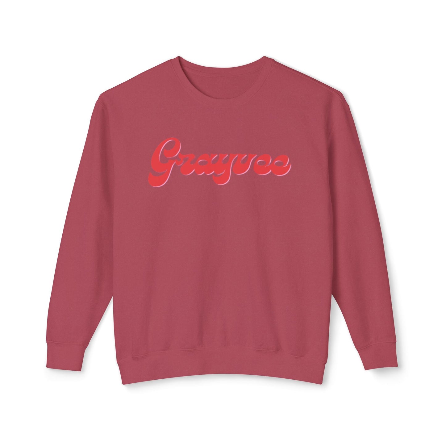 Unisex Lightweight Crewneck Sweatshirt "Grayvee" Grayceful LLC
