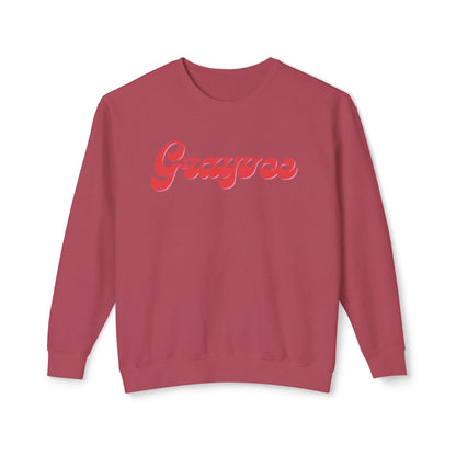 Unisex Lightweight Crewneck Sweatshirt "Grayvee" Grayceful LLC