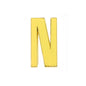 Scarf Slide Letters – 30mm – 14K Gold Non Tarnish Deep South Originals