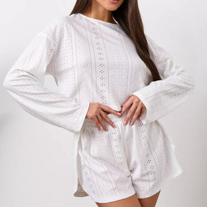 Women’s Slim-Fit Loose Suit Two Piece Shorts Set FitiqueFit
