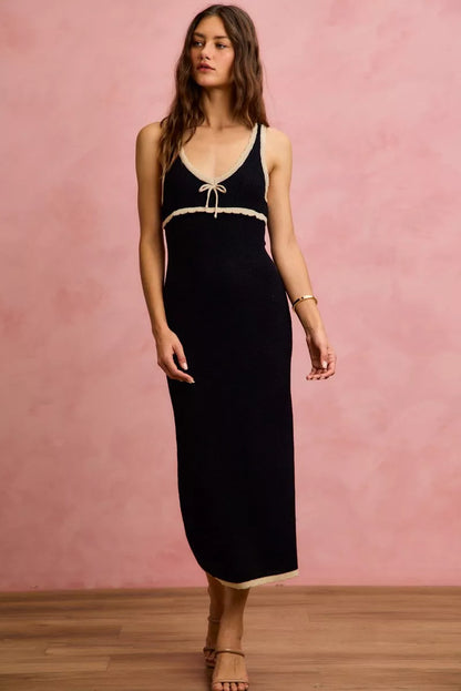 SO ME Knit Sweater Maxi Sleeveless Bodycon Resort Dress New Era Fashion LLc