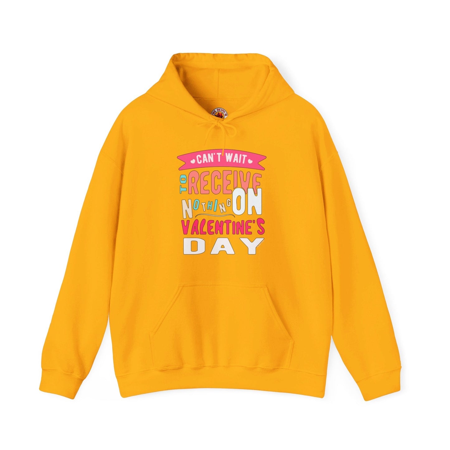 Can't Wait To Receive Nothing On Valentines Day Hooded Sweatshirt The Devil's Pickle