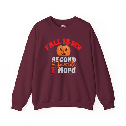Fall Is My Second Favorite F Word Crewneck Sweatshirt The Devil's Pickle