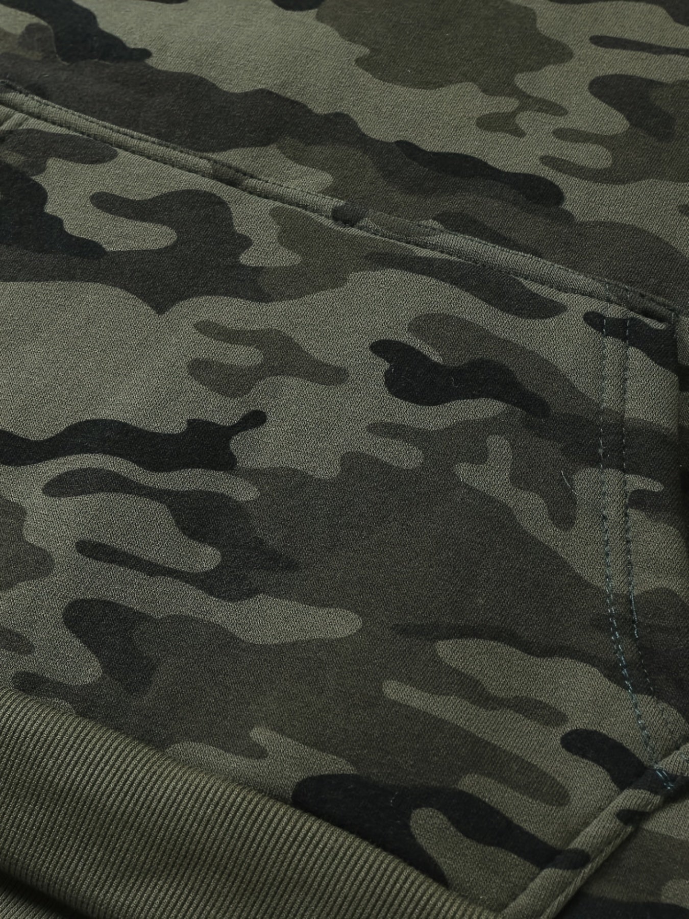 Men's Camouflage Loose Pullover Hooded Fleece Sweatshirt for Autumn And Winter, Hooded, Fleece NovaCart