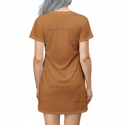 T-Shirt Dress (AOP) Grayceful LLC