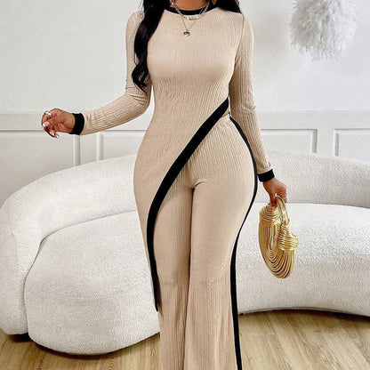 Women’s Asymmetrical Top and Pants Set FitiqueFit