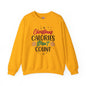 Christmas Calories Don't Count Crewneck Sweatshirt The Devil's Pickle