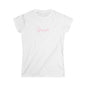 Women's Softstyle Tee "Grayarbie" Grayceful LLC