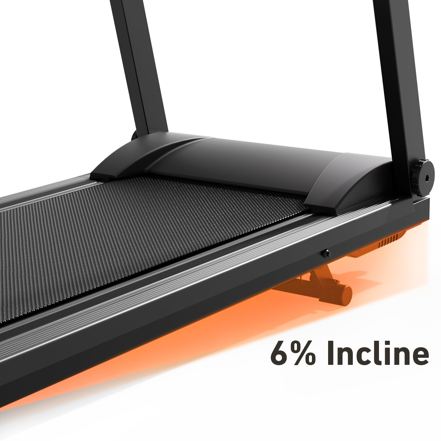 DeerRun All-New 2026 A1 Pro Move+ Smart Foldable Treadmill with 6% Incline & NFC | 350 lbs, 10 mph, Black DeerRun®