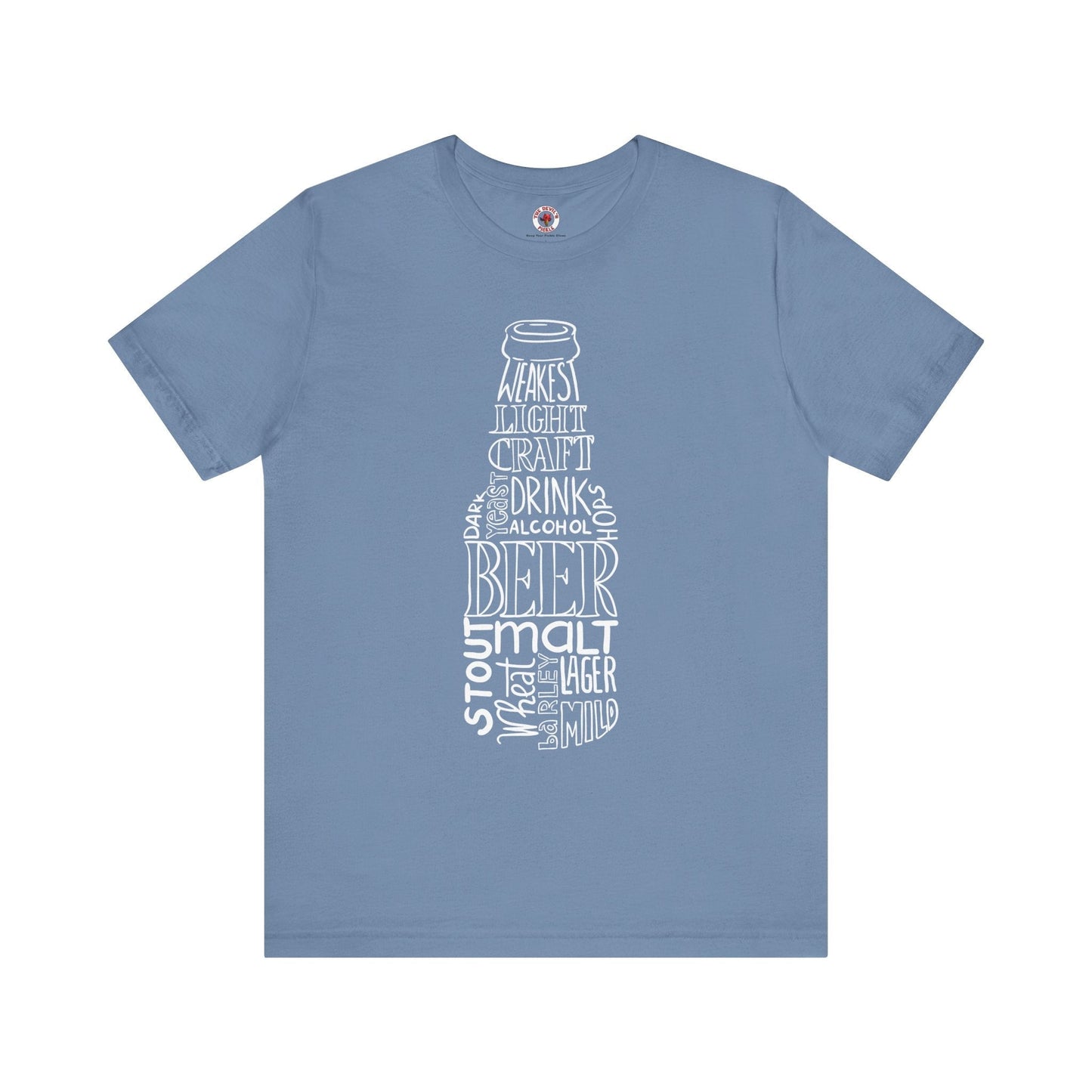 Beer Bottle of Words T-Shirt The Devil's Pickle