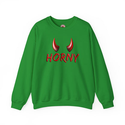 Horny Crewneck Sweatshirt The Devil's Pickle