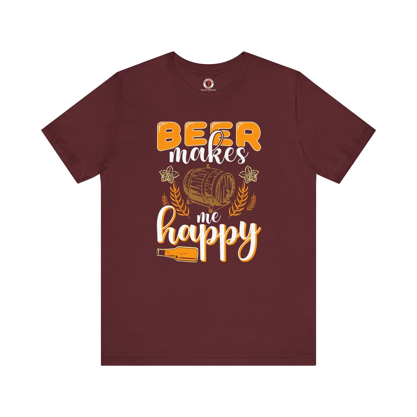 Beer Makes Me Happy T-Shirt The Devil's Pickle