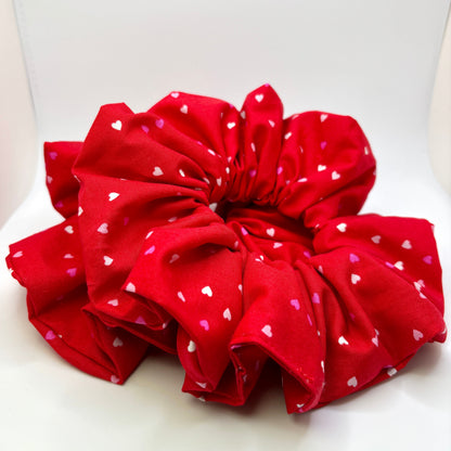 Red Hearts Valentine's Day Scrunchie Enchanted Scrunch