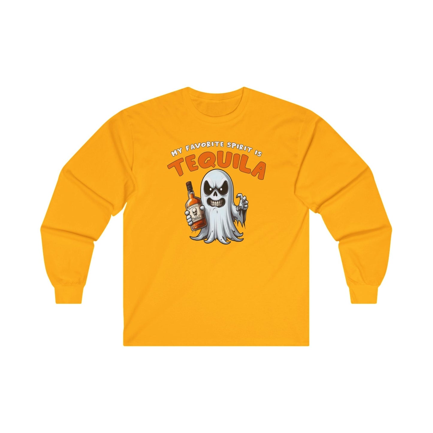 My Favorite Spirit Is Tequila Long Sleeve Tee The Devil's Pickle