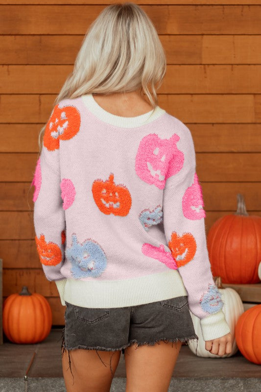 Halloween Pumpkin Crewneck Sweater Shop Style & More | Fresh Looks, Everyday Deals & Free Shipping