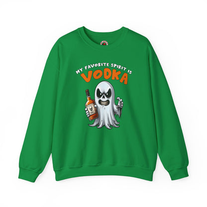 My Favorite Spirit Is Vodka Crewneck Sweatshirt The Devil's Pickle