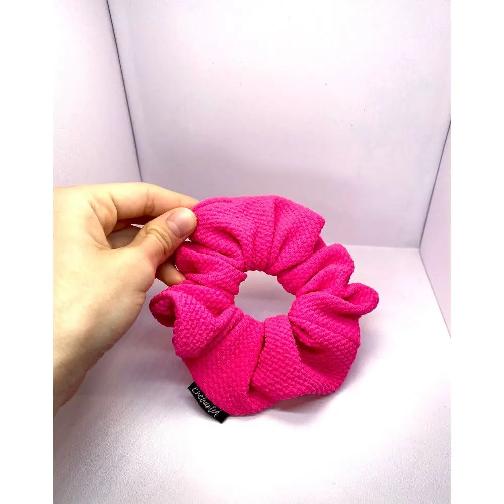Mini Bright Pink Bullet Scrunchie Enchanted Scrunch