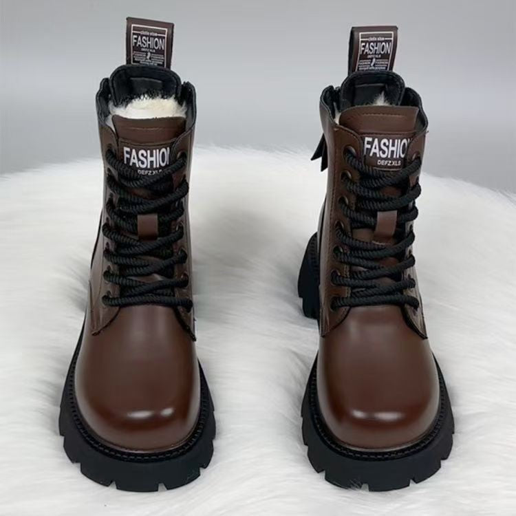 Women’s Padded Insulated Winter Boots – Stylish Thick Sole Snow Boots FitiqueFit