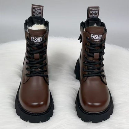 Women’s Padded Insulated Winter Boots – Stylish Thick Sole Snow Boots FitiqueFit