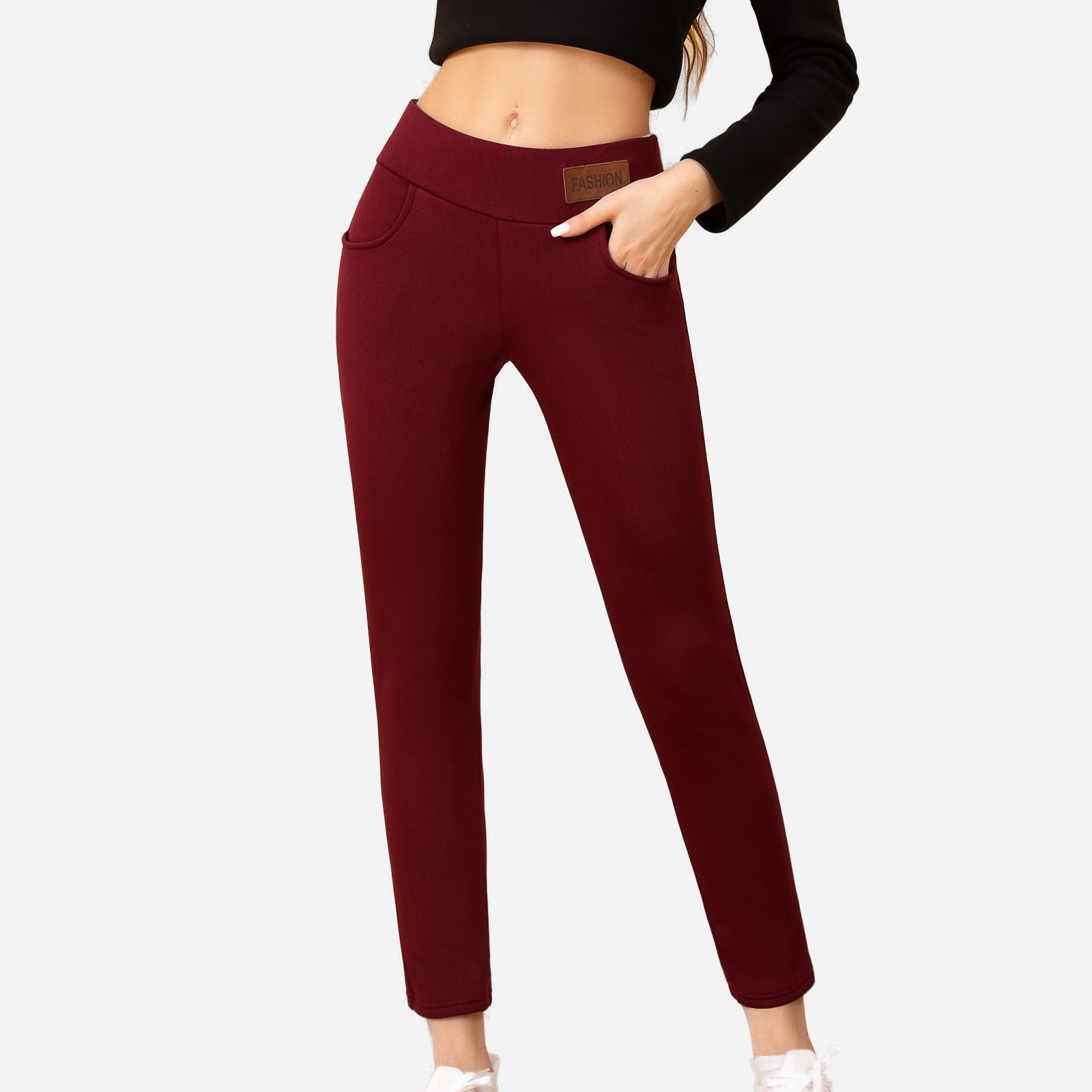 High Slit Casual Pants with Side Slit Detail | Fitiquefit FitiqueFit