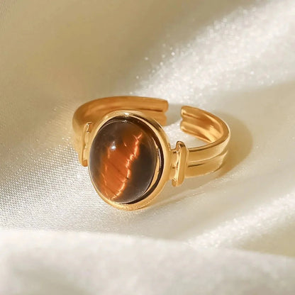 EmberStone Vintage Ring Ivory Embers