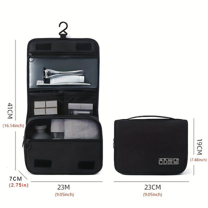 [Large Makeup Organizer] Durable Polyester Large Capacity Makeup Organizer Bag | Travel & Business, Wet & Dry Separation, Multiple Compartments for Cosmetics, Toiletries, And Accessories NovaCart