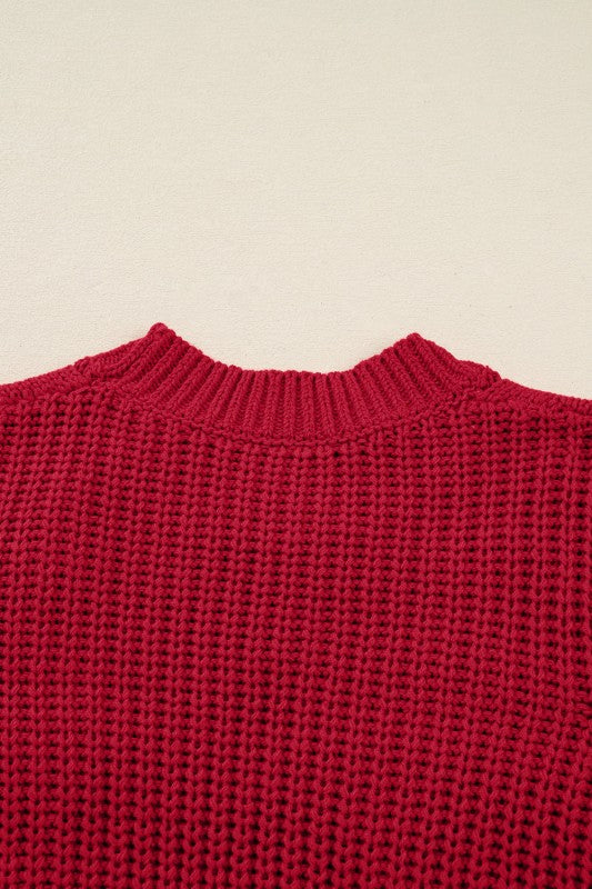 Christmas Plaid Lace-Up Puff Sleeve Sweater Shop Style & More | Fresh Looks, Everyday Deals & Free Shipping