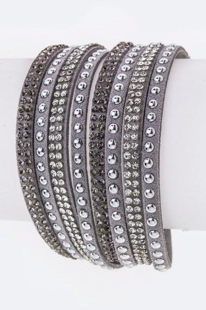 Mix Studs Slit Layer Cuff Shop Style & More | Fresh Looks, Everyday Deals & Free Shipping