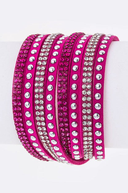 Mix Studs Slit Layer Cuff Shop Style & More | Fresh Looks, Everyday Deals & Free Shipping