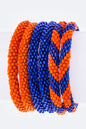 Blue & Orange Nepal Roll Up Bracelets Set Shop Style & More | Fresh Looks, Everyday Deals & Free Shipping