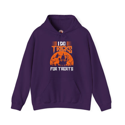 I Do Tricks For Treats Hooded Sweatshirt The Devil's Pickle