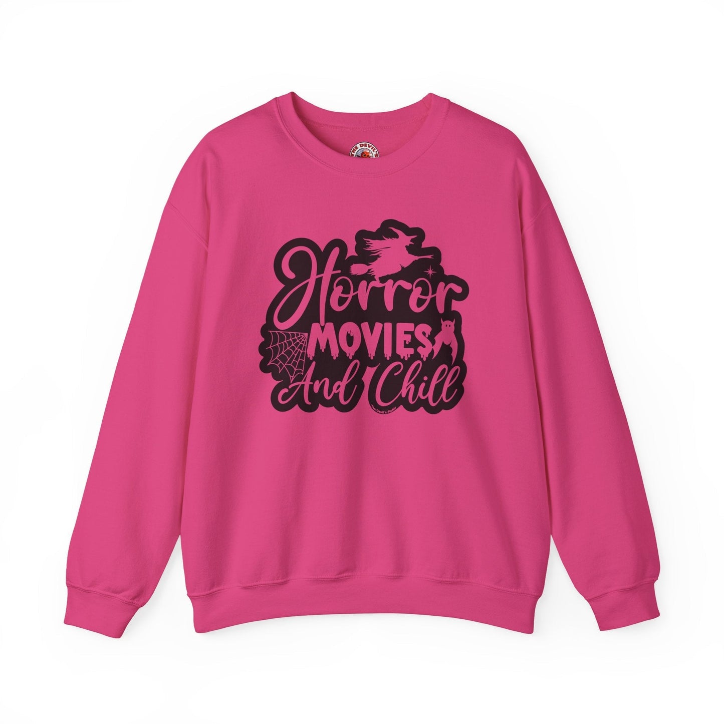 Horror Movies and Chill Crewneck Sweatshirt The Devil's Pickle