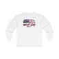 Vintage Style American Flag Long Sleeve Tee The Devil's Pickle