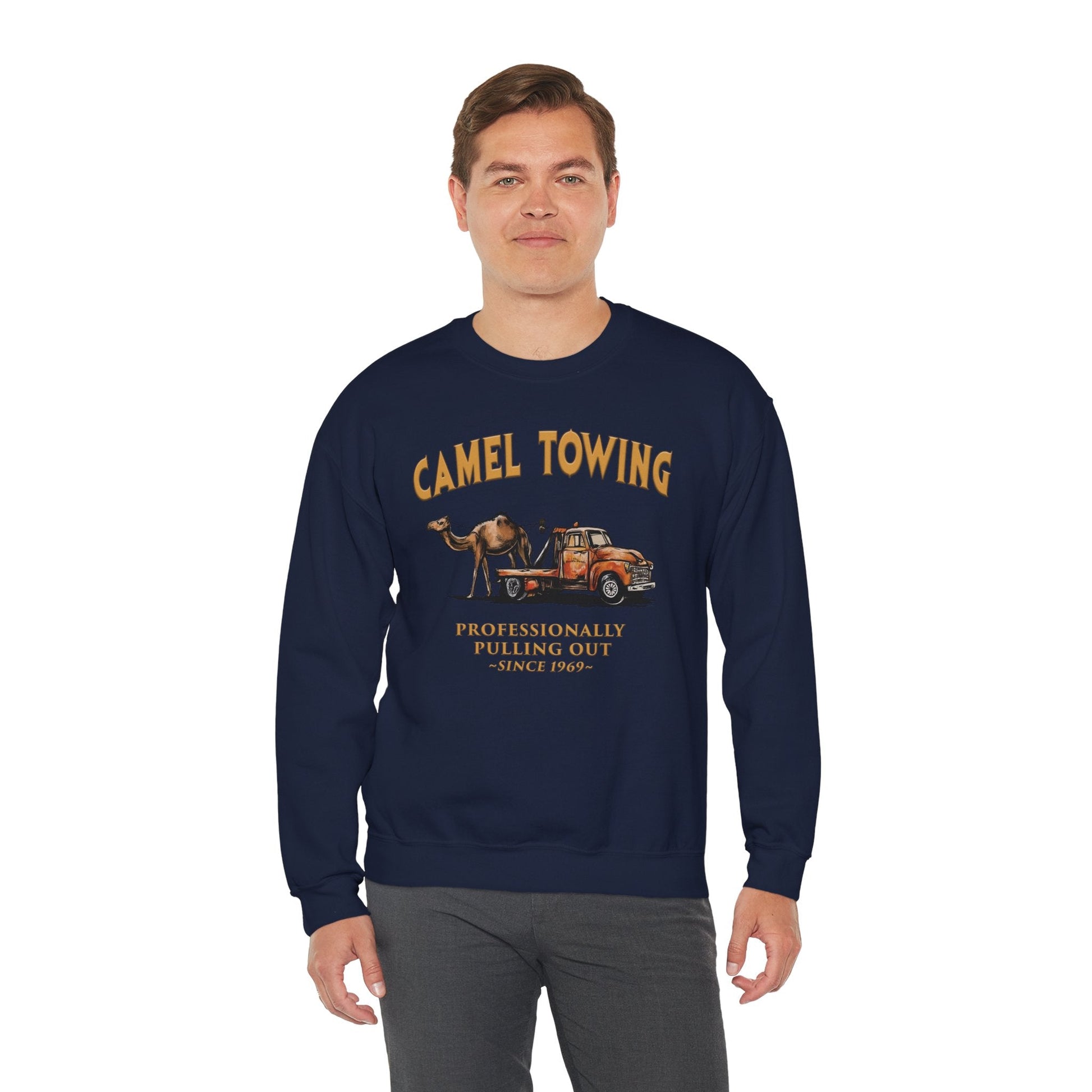 Camel Towing Crewneck Sweatshirt The Devil's Pickle