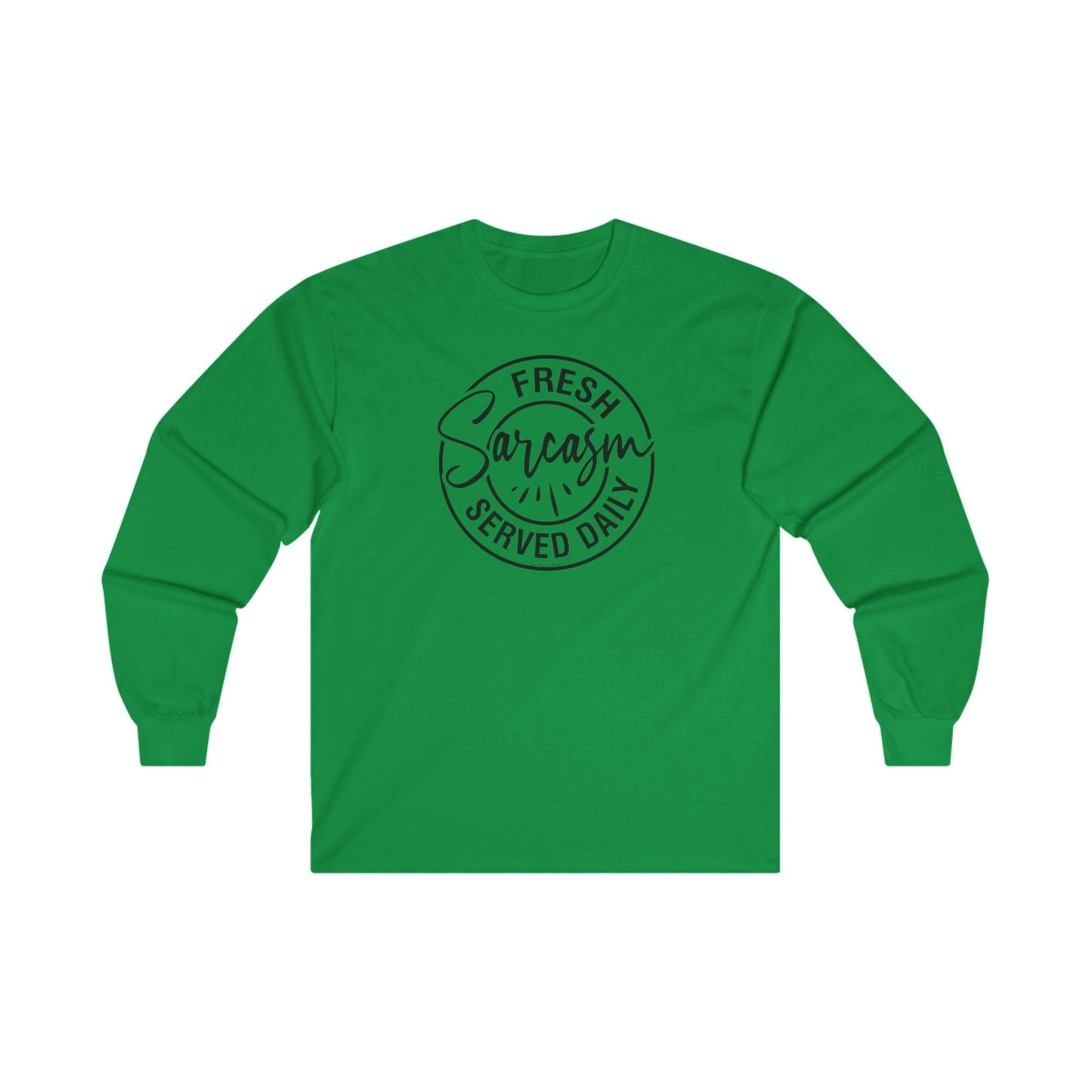Fresh Sarcasm Served Daily Long Sleeve Tee The Devil's Pickle