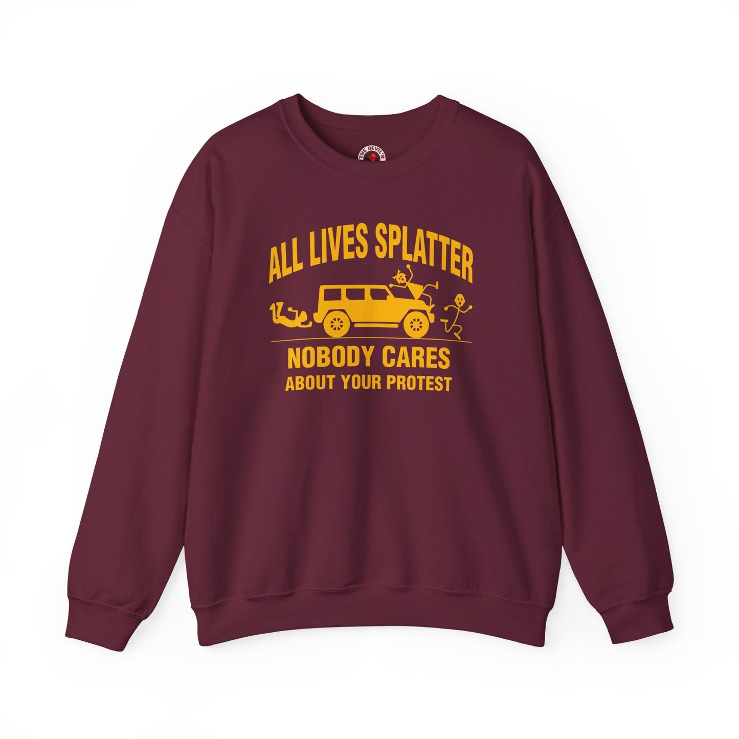 All Lives Splatter Crewneck Sweatshirt The Devil's Pickle