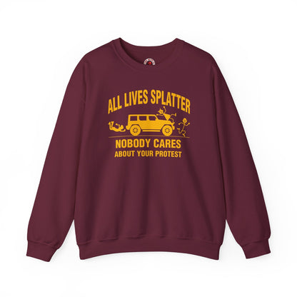 All Lives Splatter Crewneck Sweatshirt The Devil's Pickle