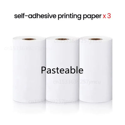 Compact and Colorful Mini Thermal Printer: Bluetooth Wireless Portable Pocket Label Maker for Stickers