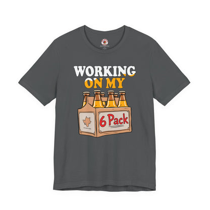 Working On My 6 Pack T-Shirt The Devil's Pickle