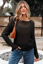 Solid Crochet Hollow-Out Sweater Shop Style & More | Fresh Looks, Everyday Deals & Free Shipping