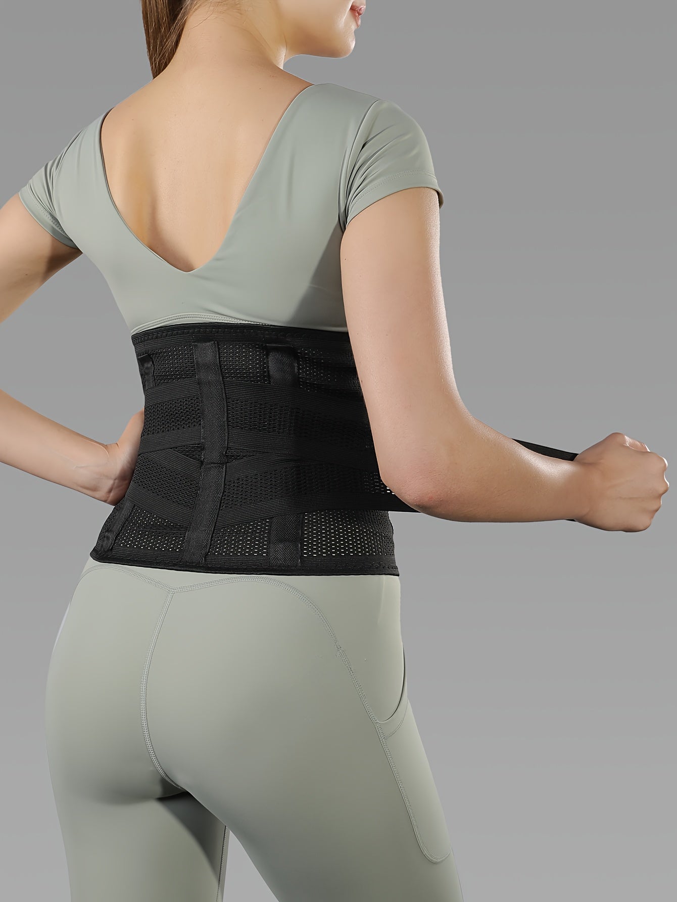 JINGBA SUPPORT 7052 Adjustable Multi-color Fitness Waist Support Waist Trainer NovaCart