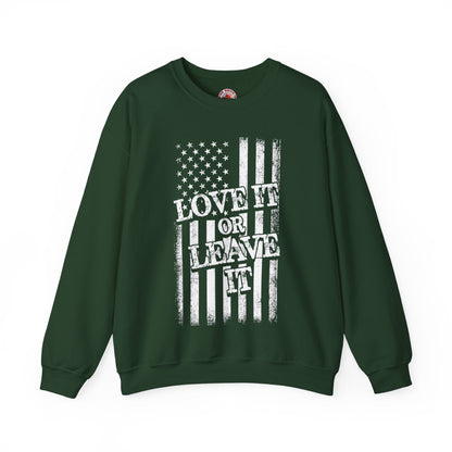 Love It Or Leave It Crewneck Sweatshirt The Devil's Pickle