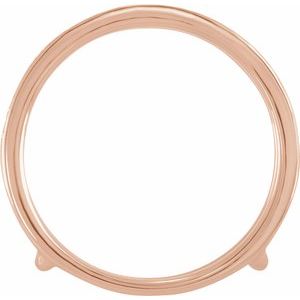 14K Rose 1/5 CTW Natural Diamond Ring Guard Ethereal Legacy Boutiques