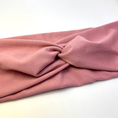 Dusty Rose Twist Knot Headband Enchanted Scrunch