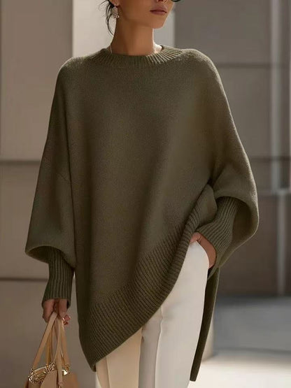 Thick Round Neck Women's Loose All-matching Knitted Pullover Sweater See size chart under “more details” The Fashion Celestial