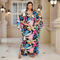 Fashion Personalized Cotton Printed Beach Dress Women Grayceful LLC