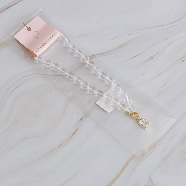 Clear Crystal Ball Chain Necklace Shop Style & More | Fresh Looks, Everyday Deals & Free Shipping